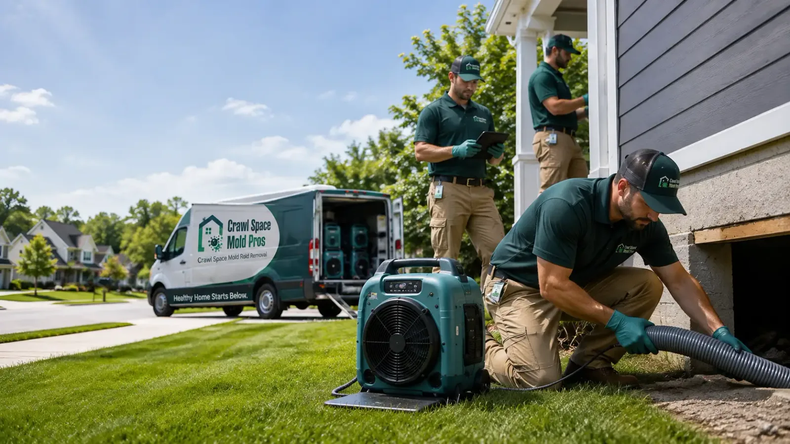 Crawl Space Mold Removal in Lehman, PA